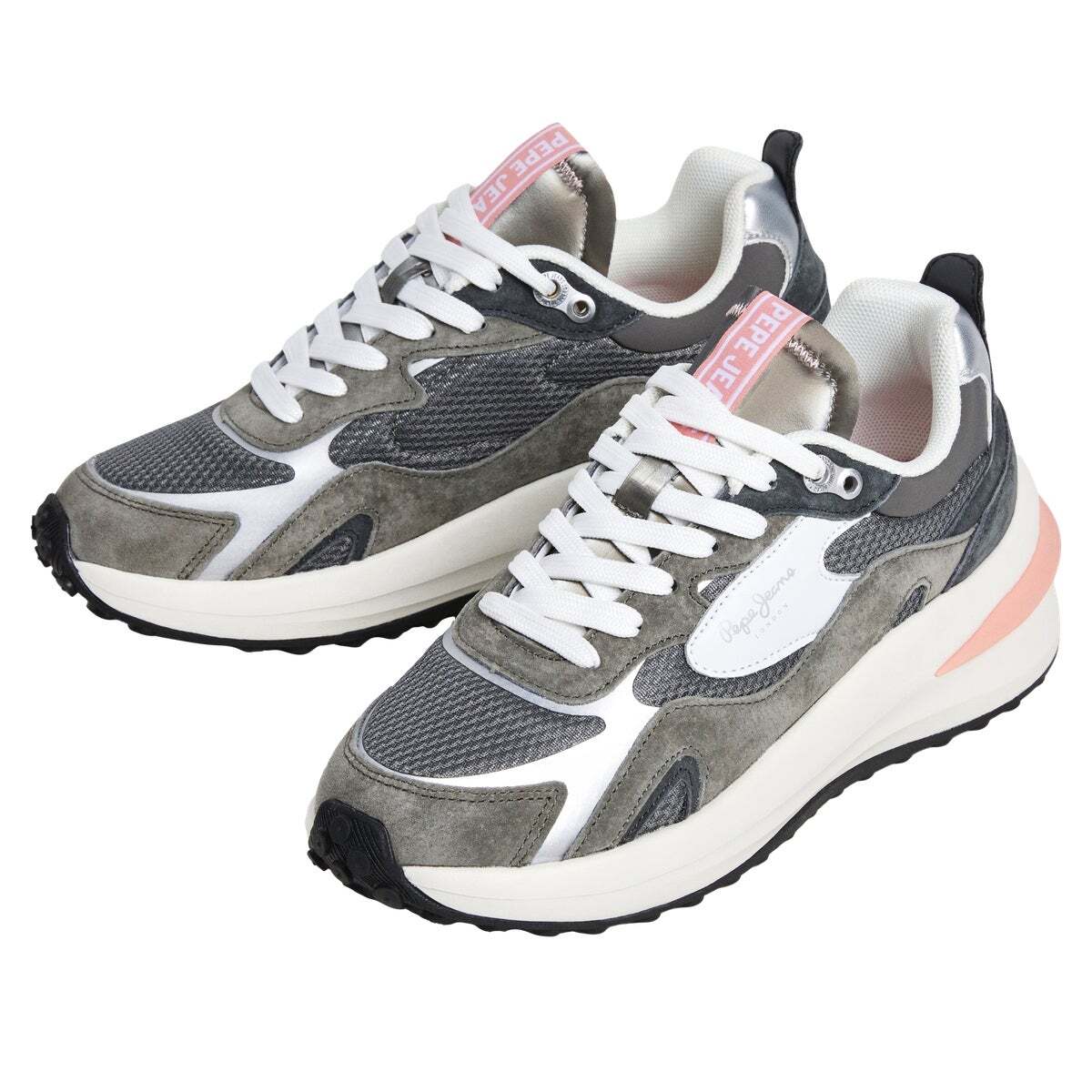 Winslow - Baskets Combinées gris ardoise, PEPE JEANS