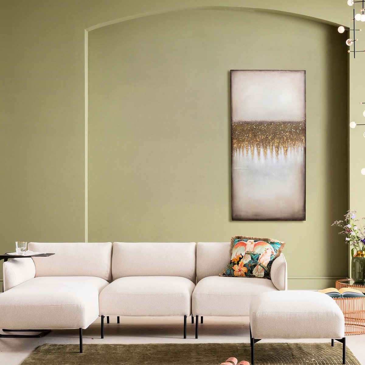 Peinture à l'huile, FIELDS marron, KARE DESIGN