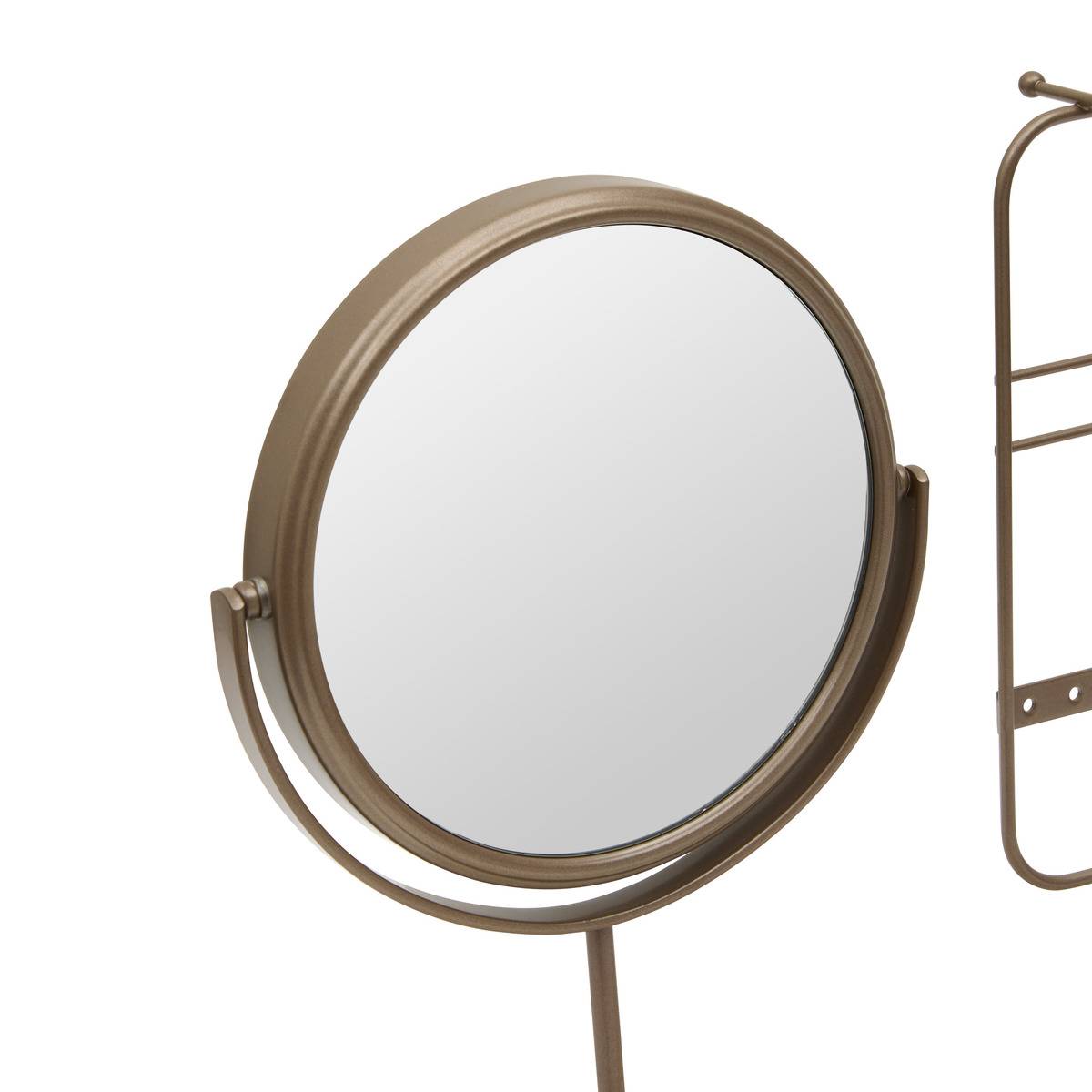 Miroir de beauté porte-bijoux ovale COME beige, 5FIVE SIMPLY SMART