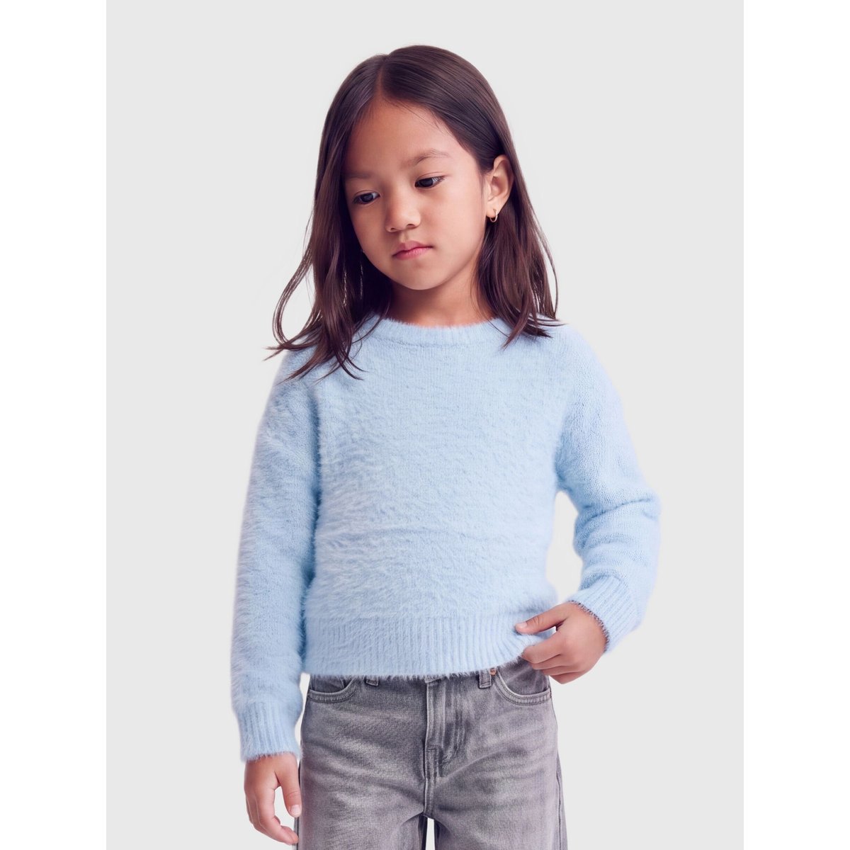 Pull En Maille cashmere blue, KIDS ONLY