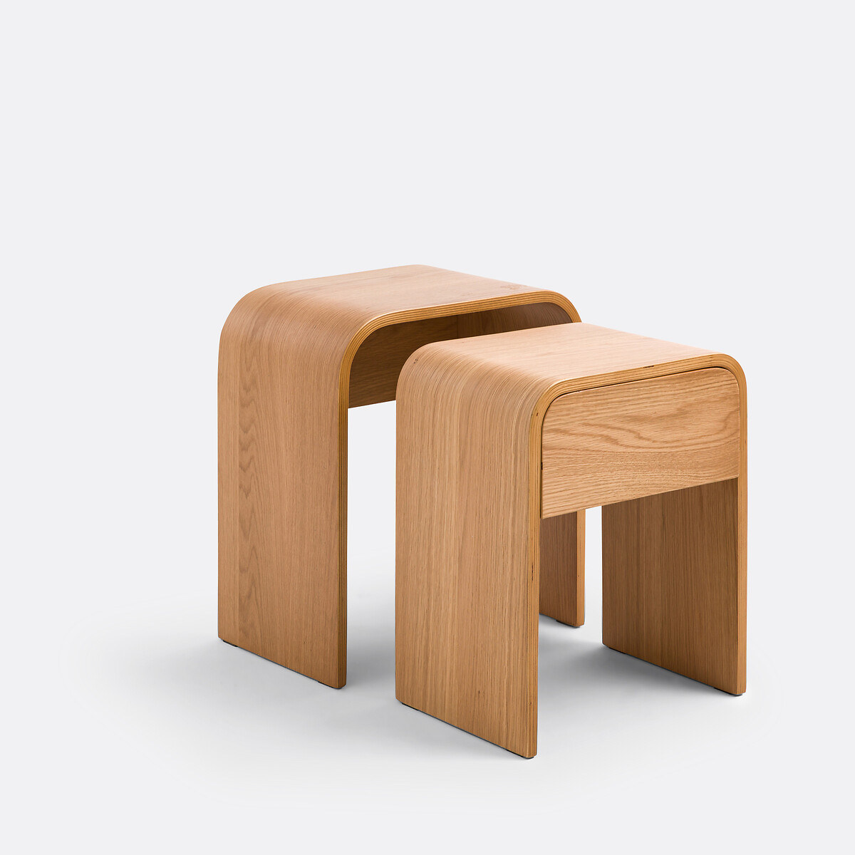 Vence Nest of Bedside Tables oak, LA REDOUTE INTERIEURS