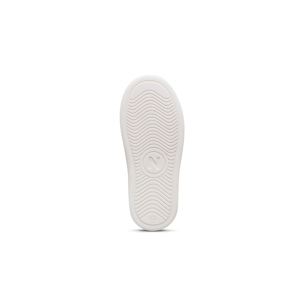Baskets en cuir et en daim PINN ZIP. blanc-rose, NATURINO