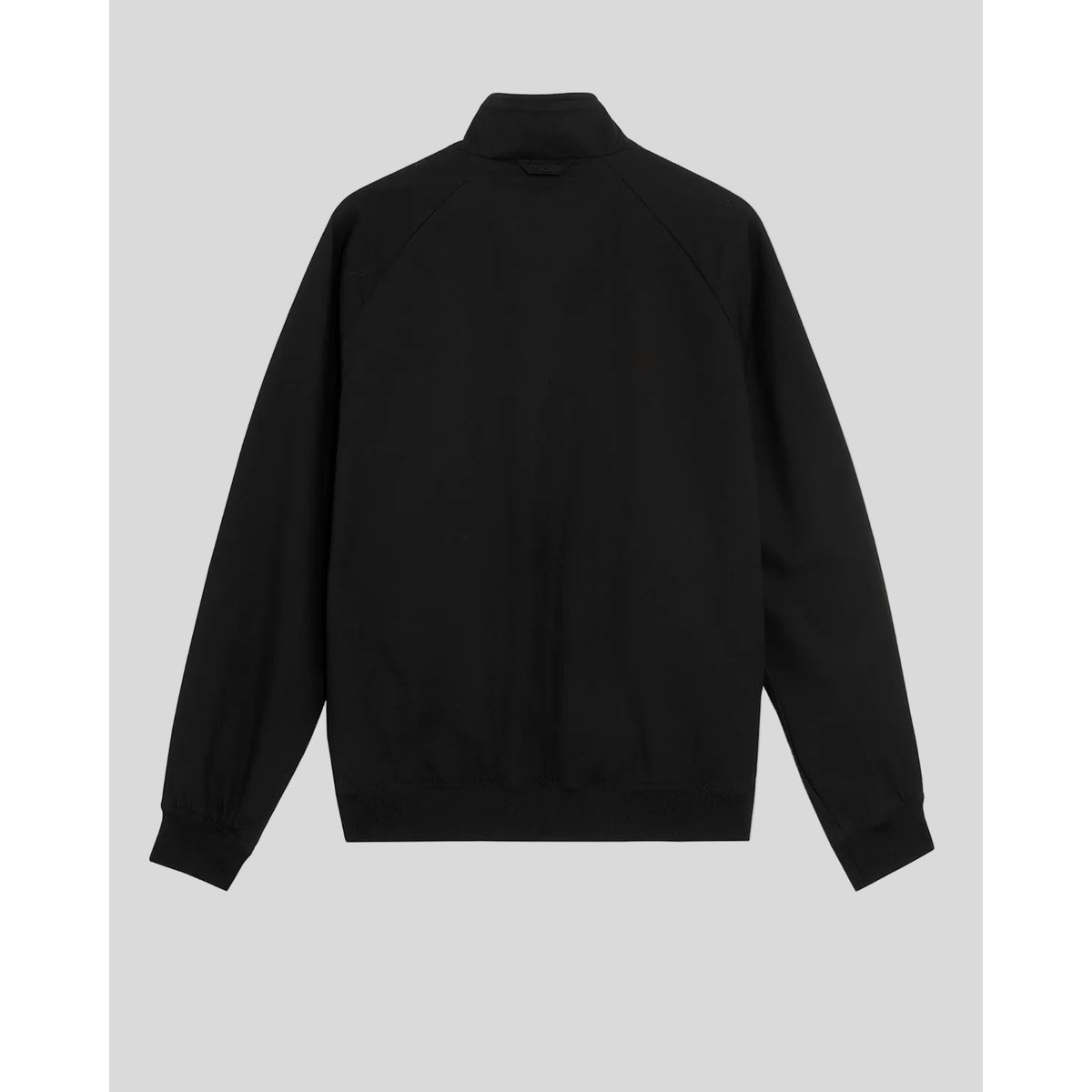 Veste col montant en coton noir jais, LYLE & SCOTT