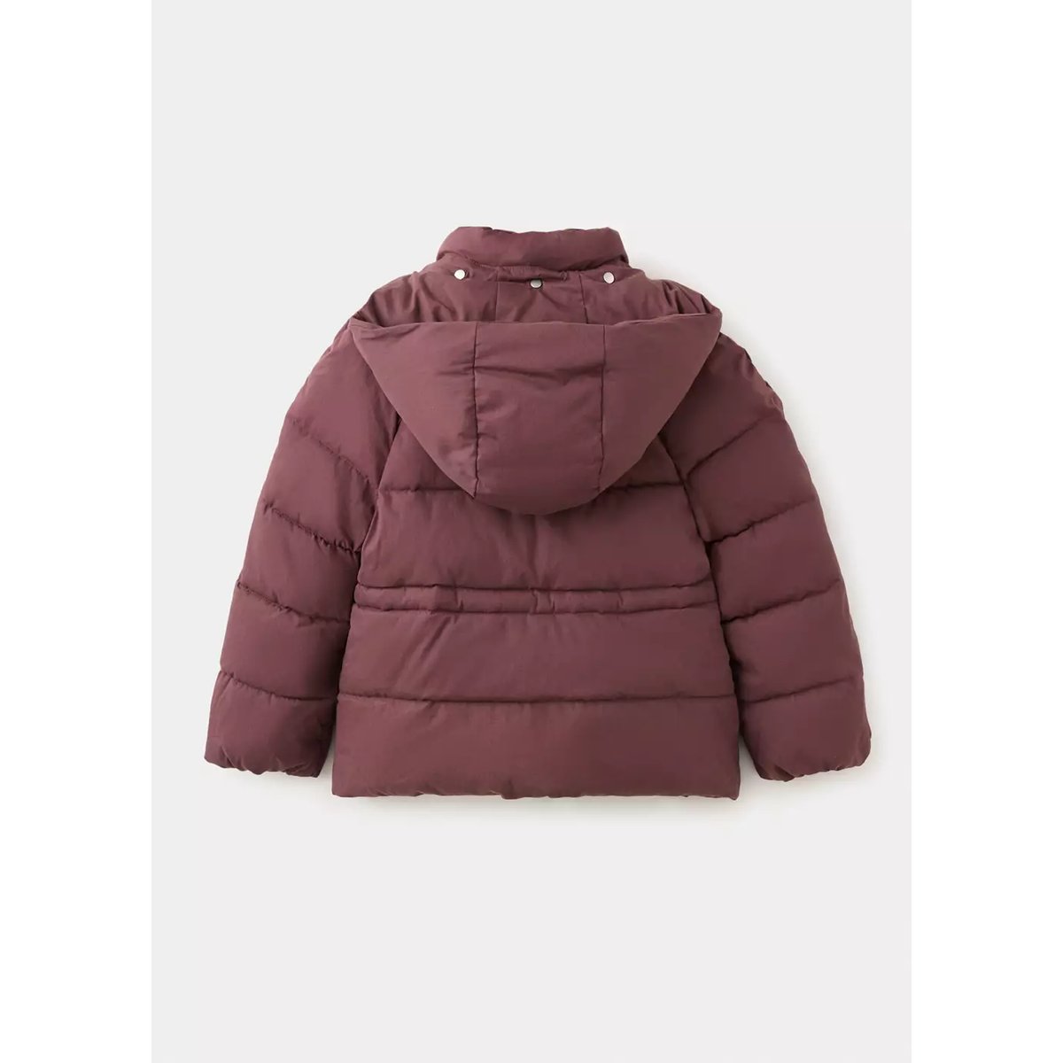 Anorak matelassé à capuche grenat, MANGO KIDS
