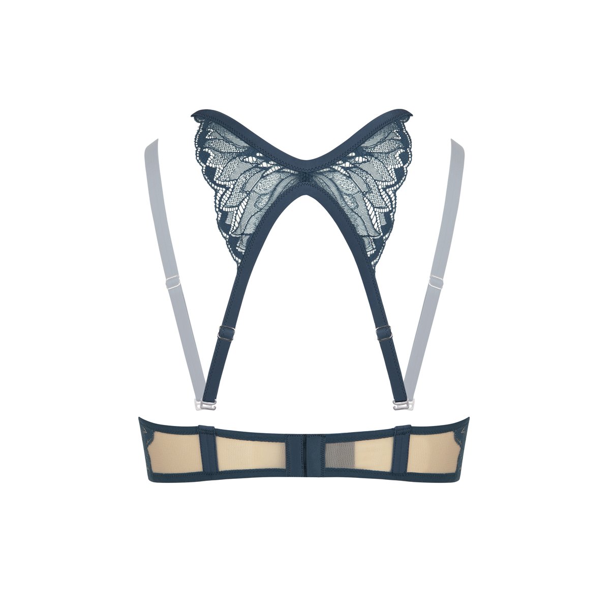 Soutien-gorge push-up multipositions CHARISMA bleu, LISCA