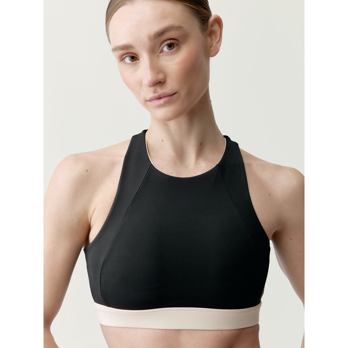 Brassière de Sport Performance Fixation Haute FIORELLA noir / naturel, BORN