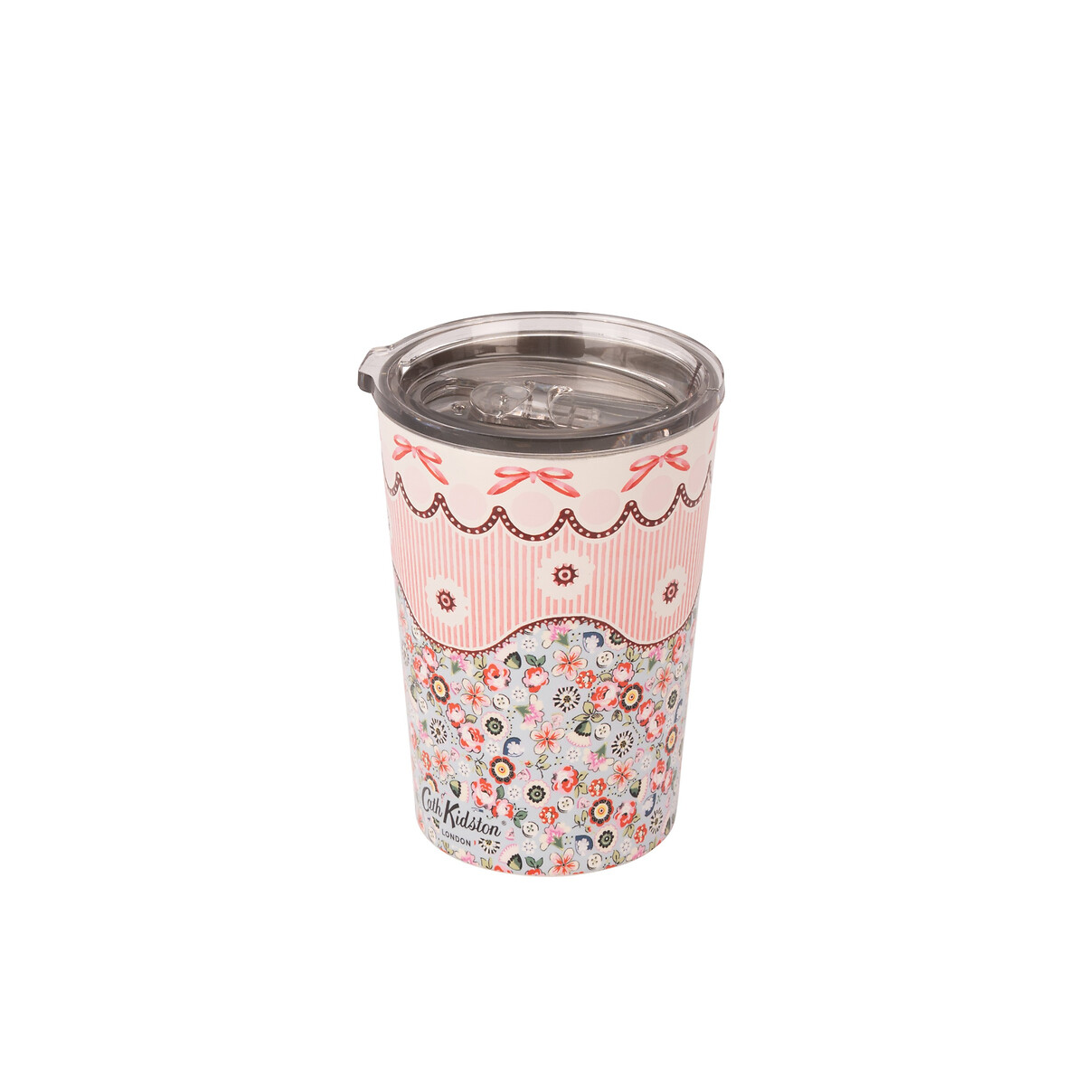375ml Spitalfields Silk Travel Mug pink, CATH KIDSTON
