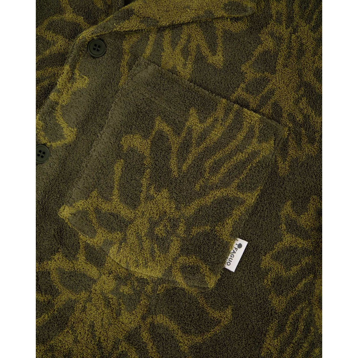 Chemise PAIOLIVE kaki foncé, FAGUO