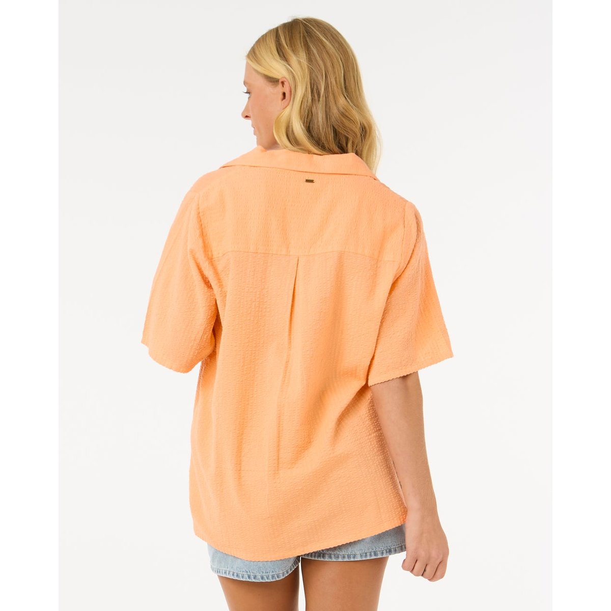 Chemise CALA VADELLA TEXTURED SHIRT orange, RIP CURL