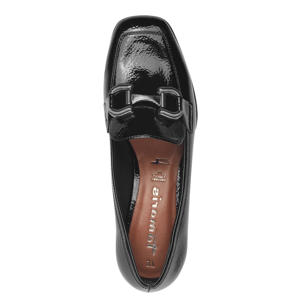 Mocassins vernis noir, TAMARIS