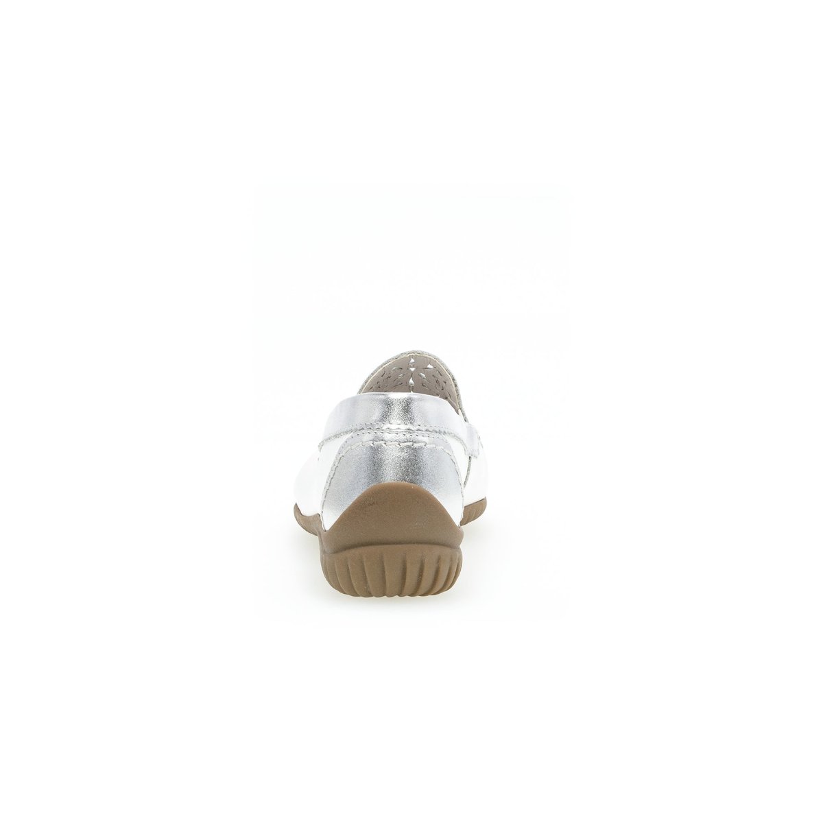 Mocassins en  à talon compensé blanc, GABOR