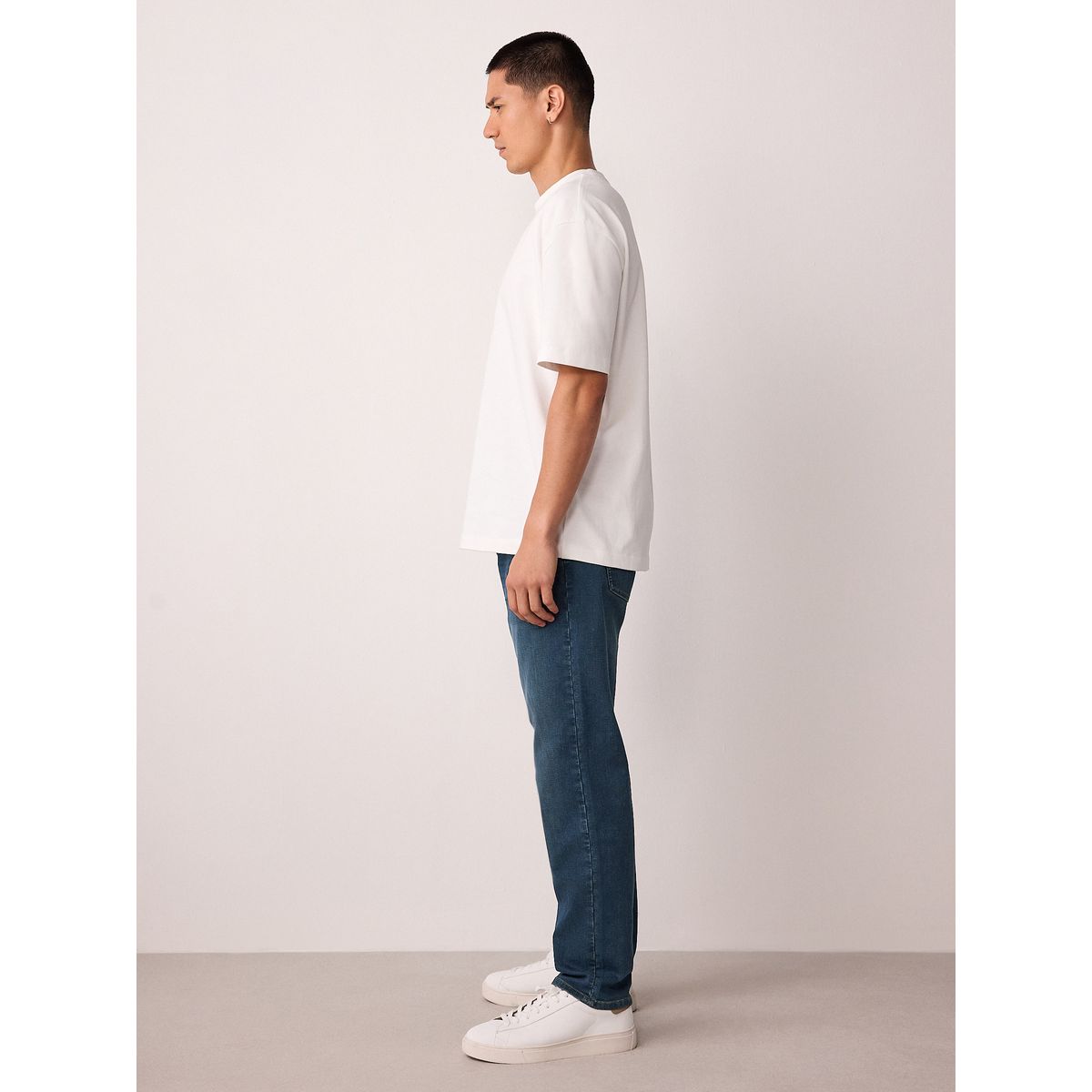 Jean confort stretch bleu/noir, NEXT