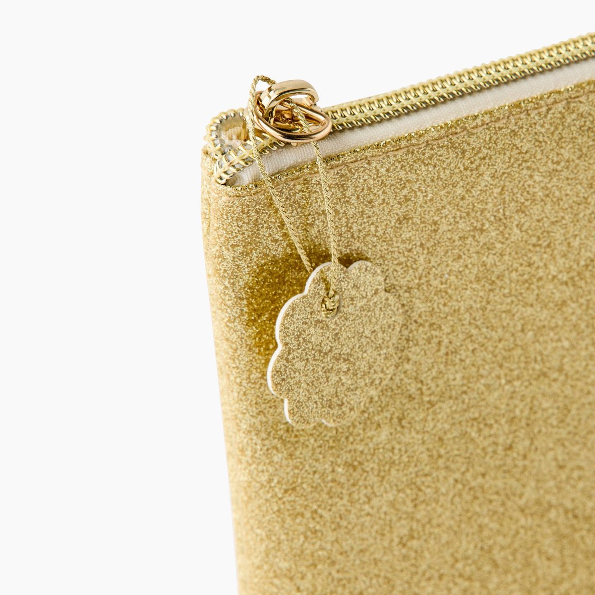 Trousse A5 PU gold, MONOPRIX