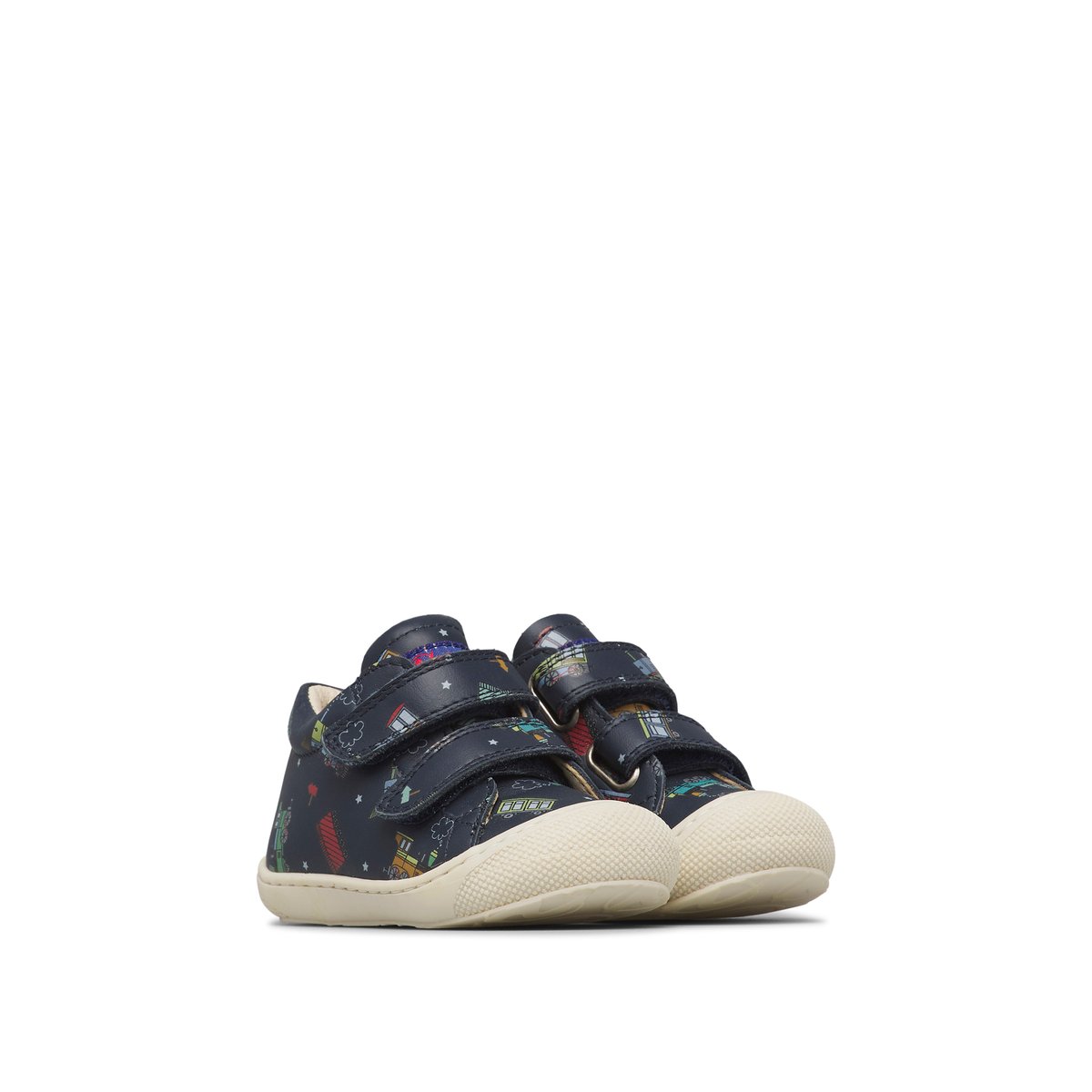 Chaussures premiers pas en cuir COCOON VL marine-, NATURINO