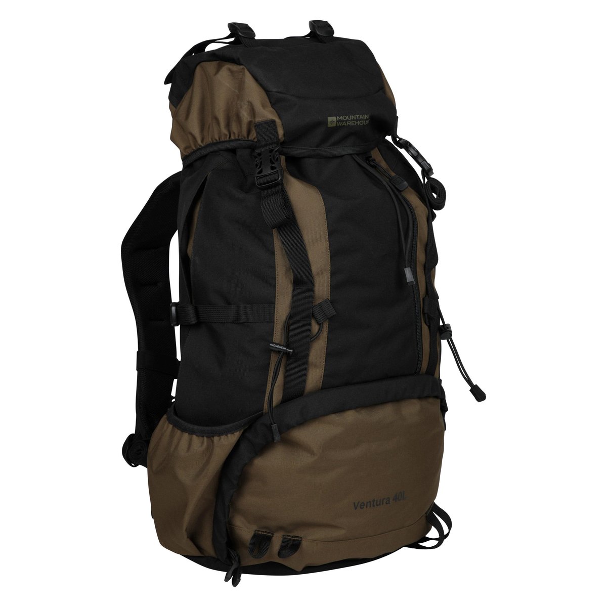 Sac à dos VENTURA vert kaki, MOUNTAIN WAREHOUSE