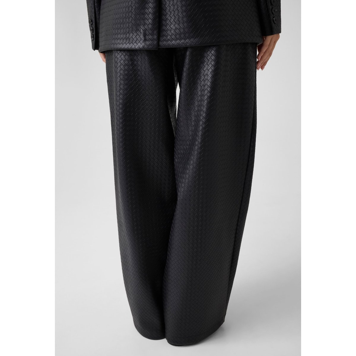 Pantalon En Simili Cuir noir, GUESS