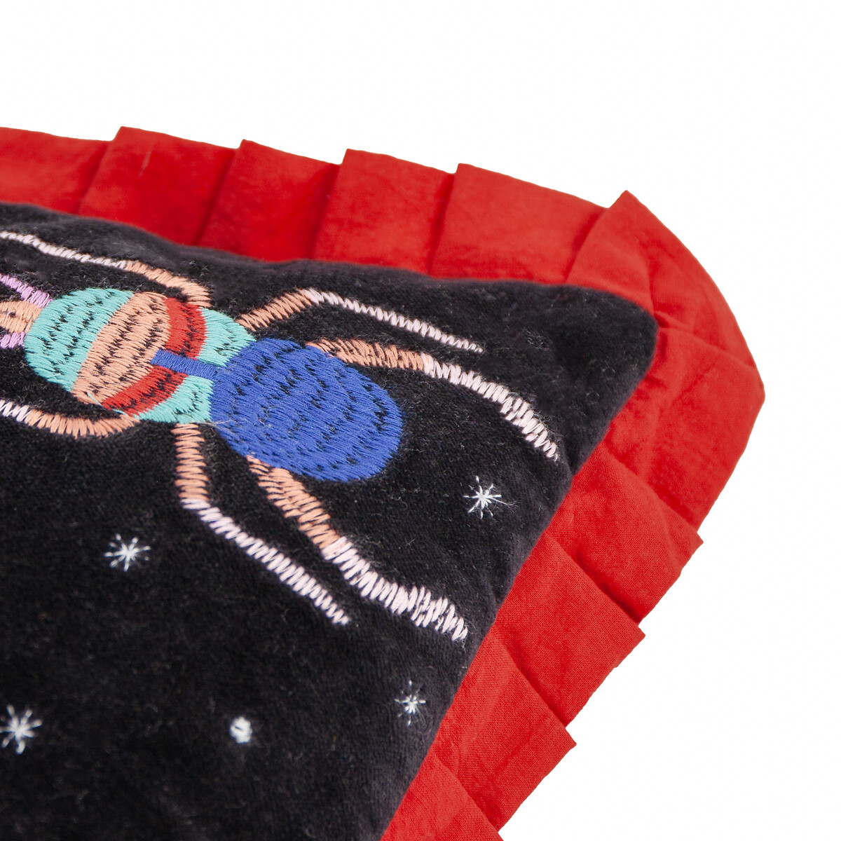 Darklings Beetle Filled Cushion 50x30cm black/raspberry, SO'HOME