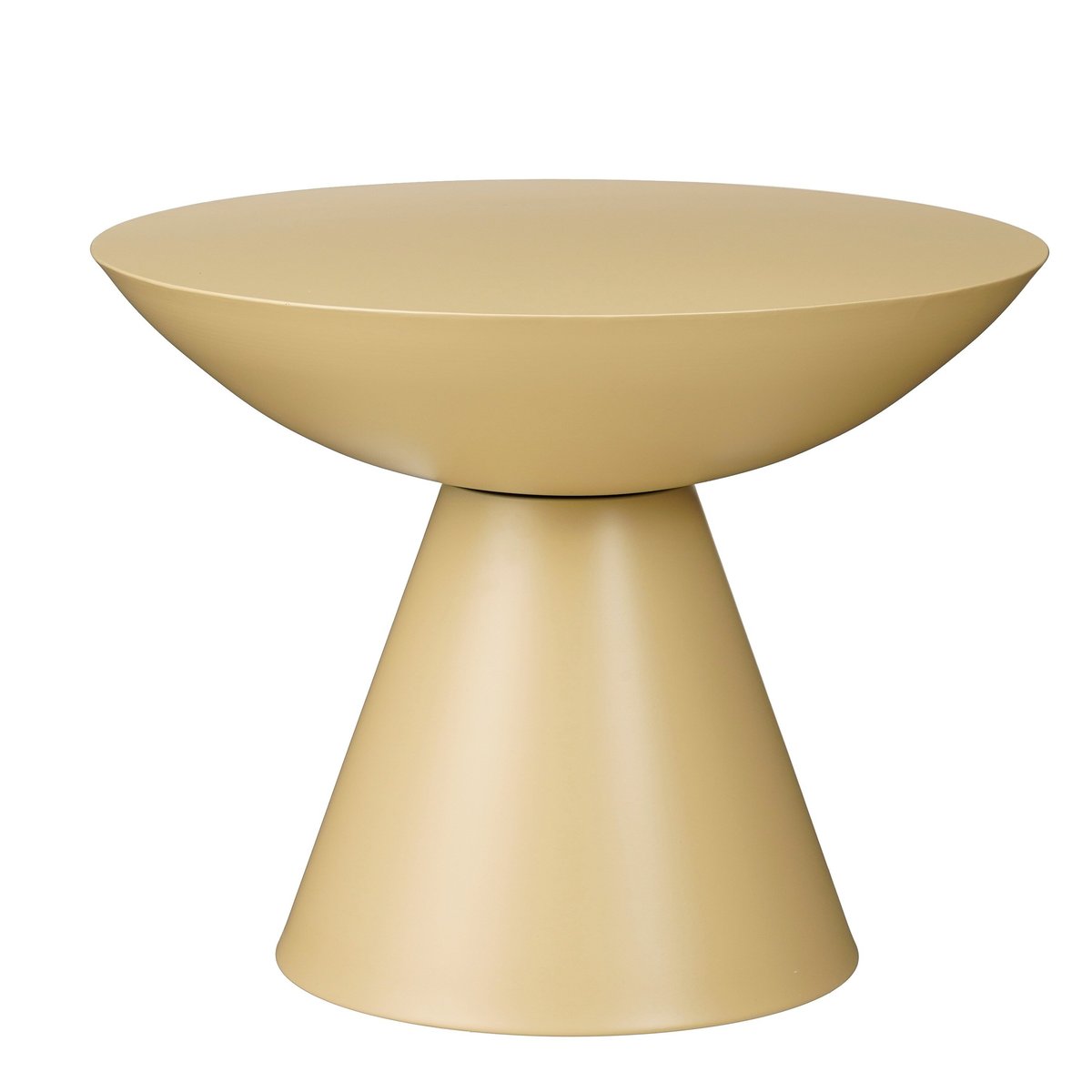 Table d'appoint H44 cm CELISE beige, MICA DECORATIONS