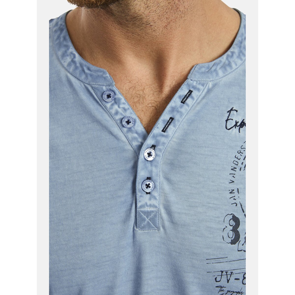 T-shirt GODBERT bleu clair, JAN VANDERSTORM