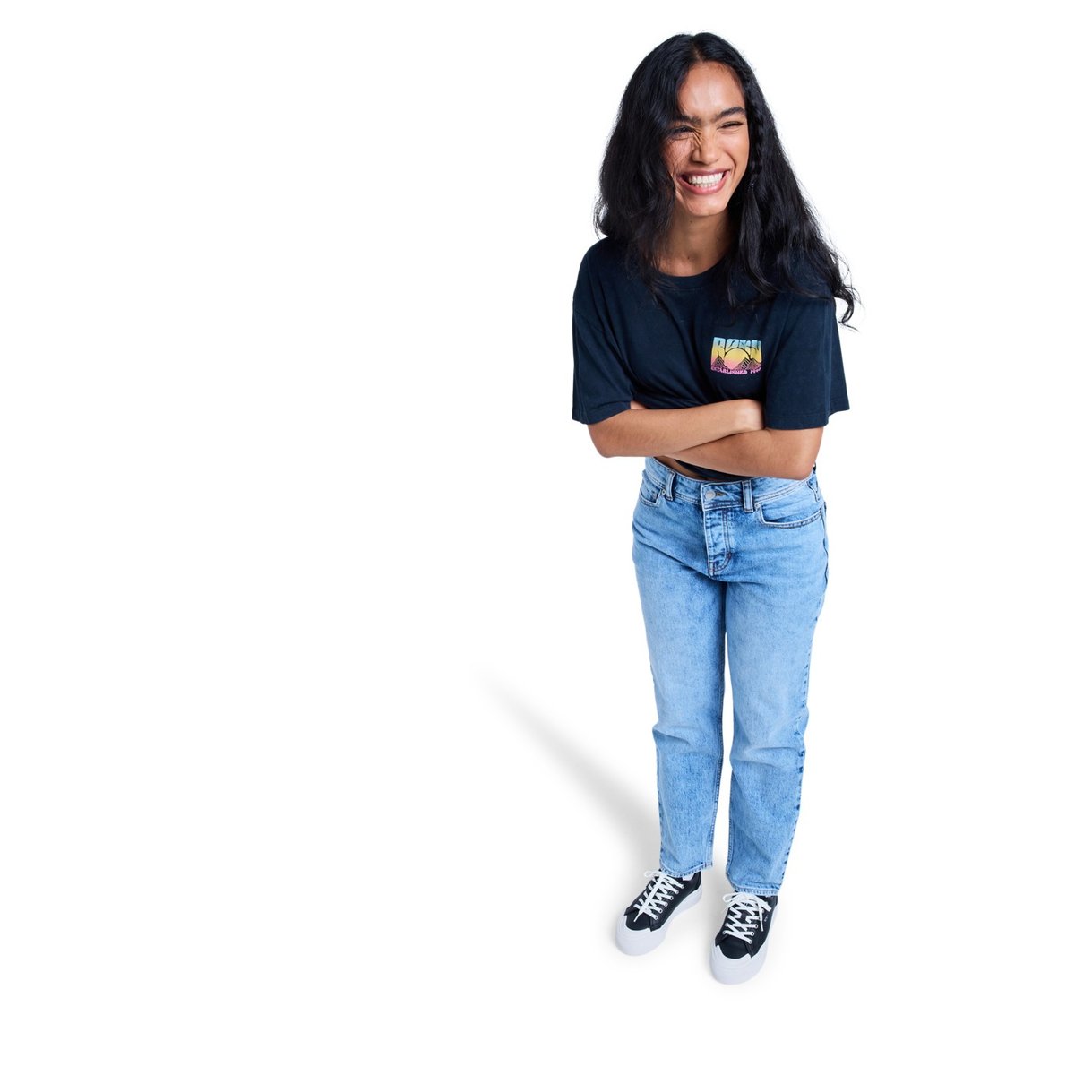 Jean droit en jean PATTI STRAIGHT BEAU. bleu beau blue, ROXY