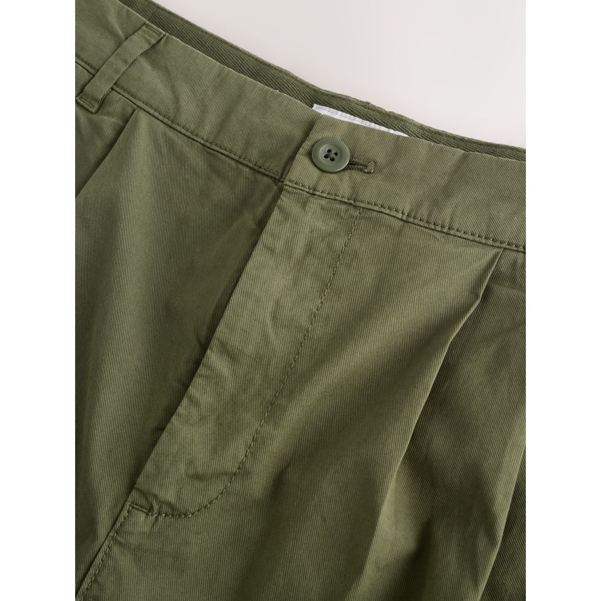 Pantalon chino d’été à deux plis vert, NEXT