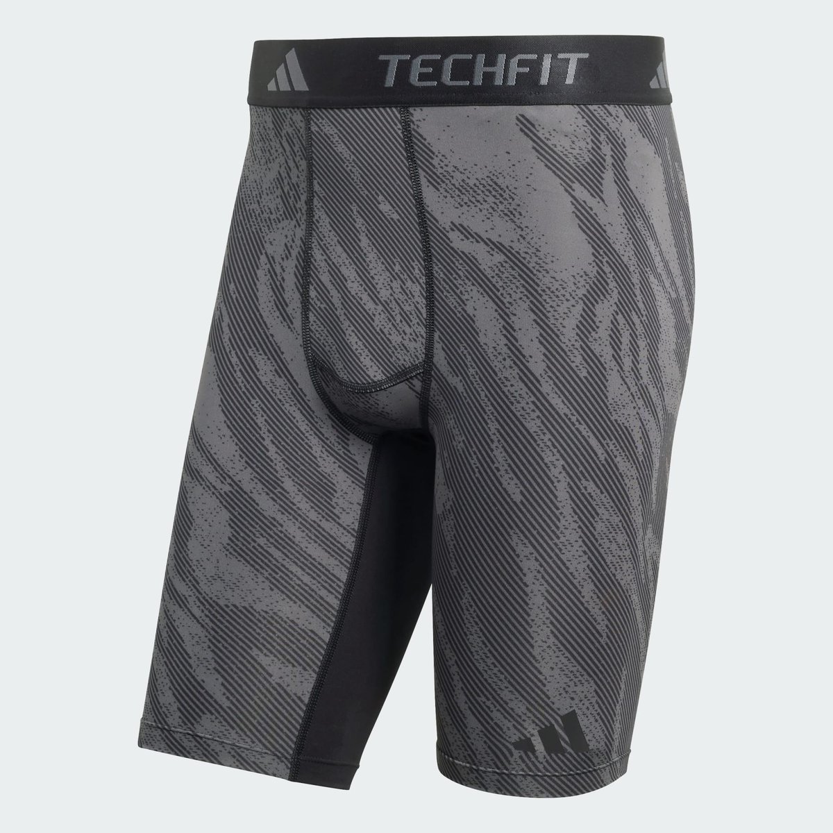Collant Court Imprimé Intégral Techfit Collant Court Imprimé Intégral Techfit grey / grey six, adidas Performance
