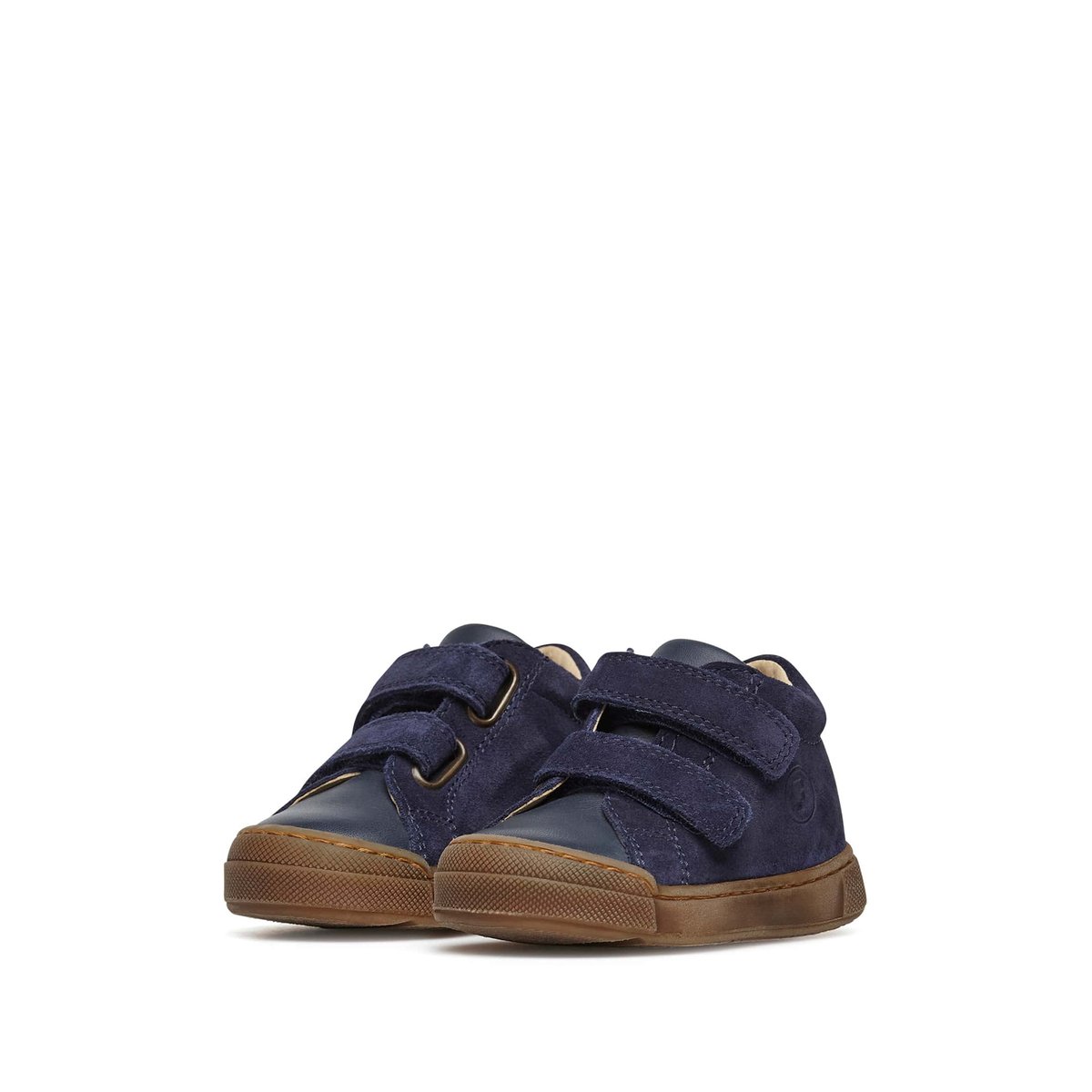 Baskets en cuir et suède SNOPES VL marine, FALCOTTO