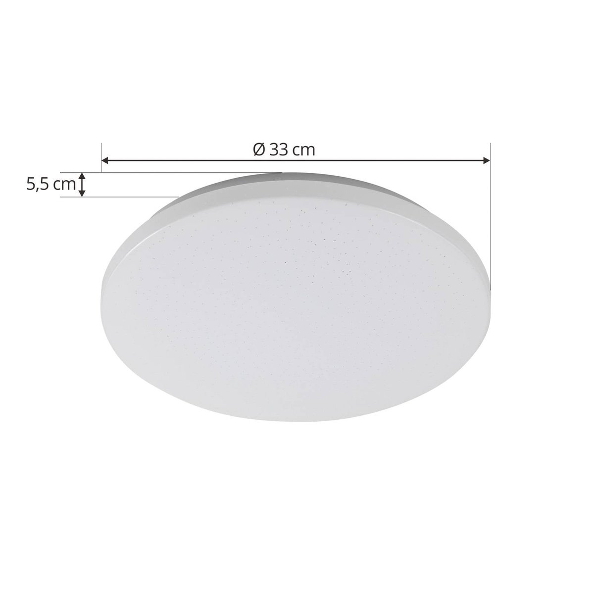 Plafonnier extérieur LED, Astera blanc, LINDBY