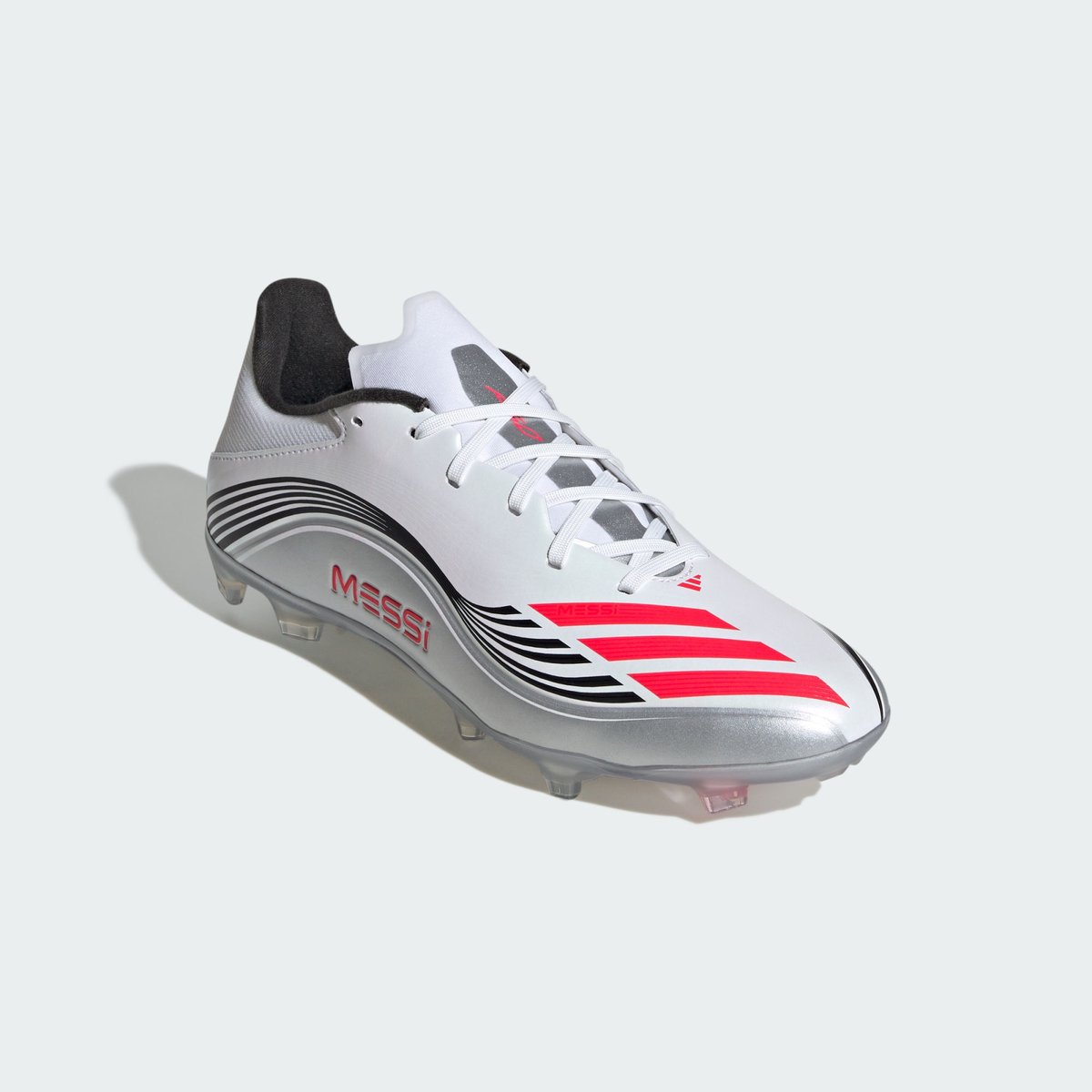 Chaussure F50 Messi League Terrain Souple/Multi-Surfaces Chaussure F50 Messi League Terrain Souple/Multi-Surfaces cloud white / lucid red / silver metallic, adidas Performance