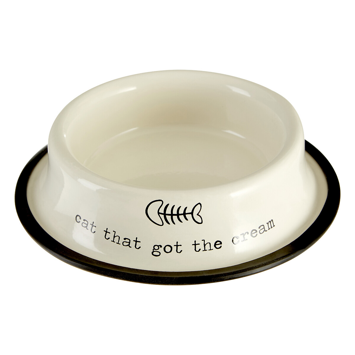 Adore Pets Bowl, Cat That Got The Cream, 0.4 Ltr - Cream cream, SO'HOME