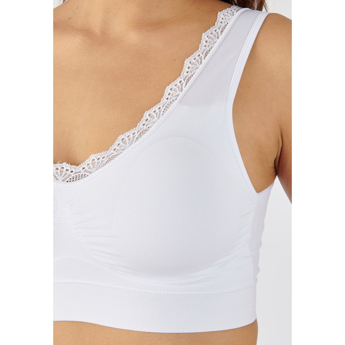 Brassières sans coutures - Lot de 2 blanc, DAMART