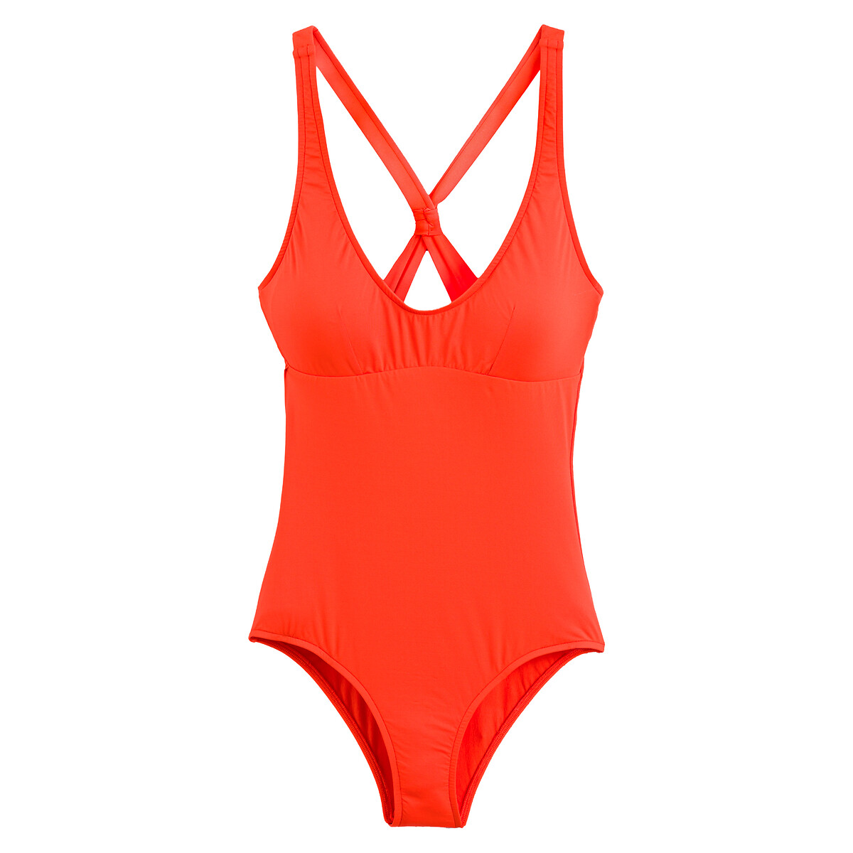 Racerback Swimsuit orange, ANJA PARIS X LA REDOUTE COLLECTIONS