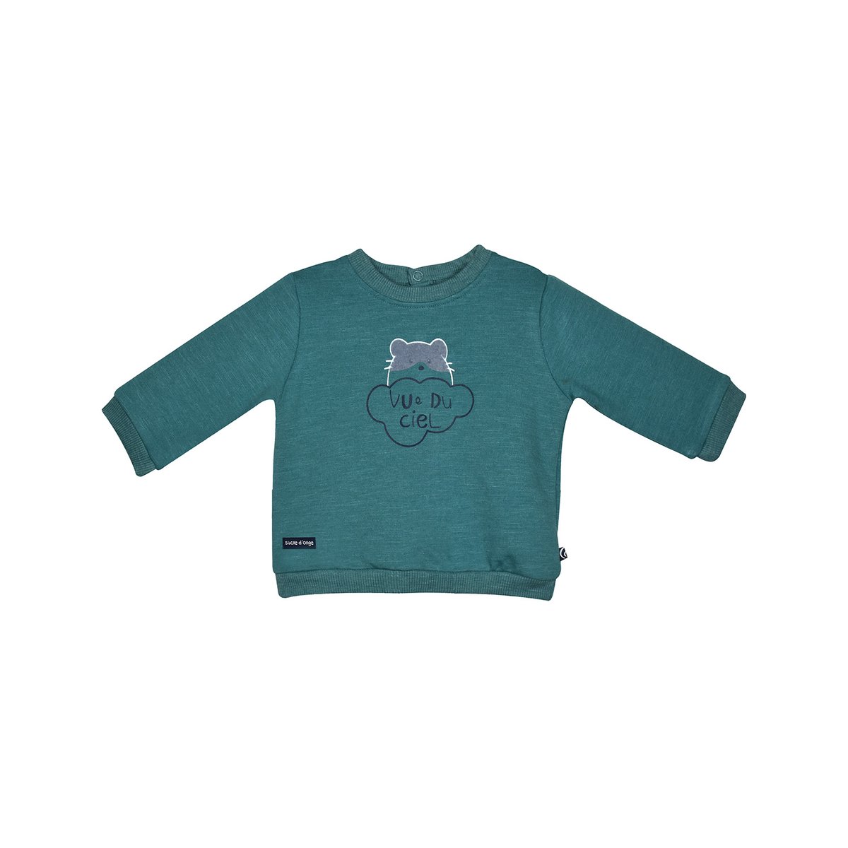 Sweat pantalon marti maille bebe bleu, SUCRE D'ORGE