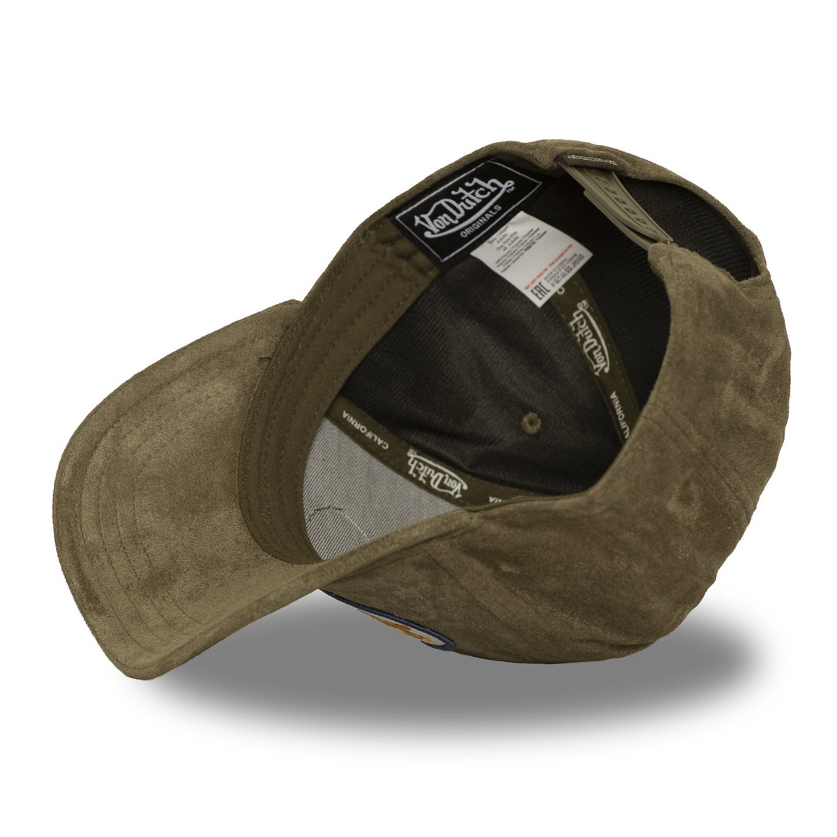Casquette baseball FUR kaki/bleu/blanc/jaune, VON DUTCH