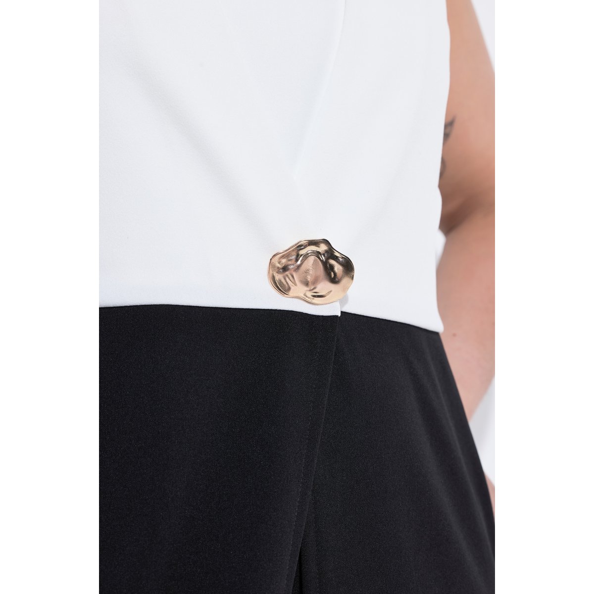 Combinaison sans manches, broche blanc neige, ULLA POPKEN