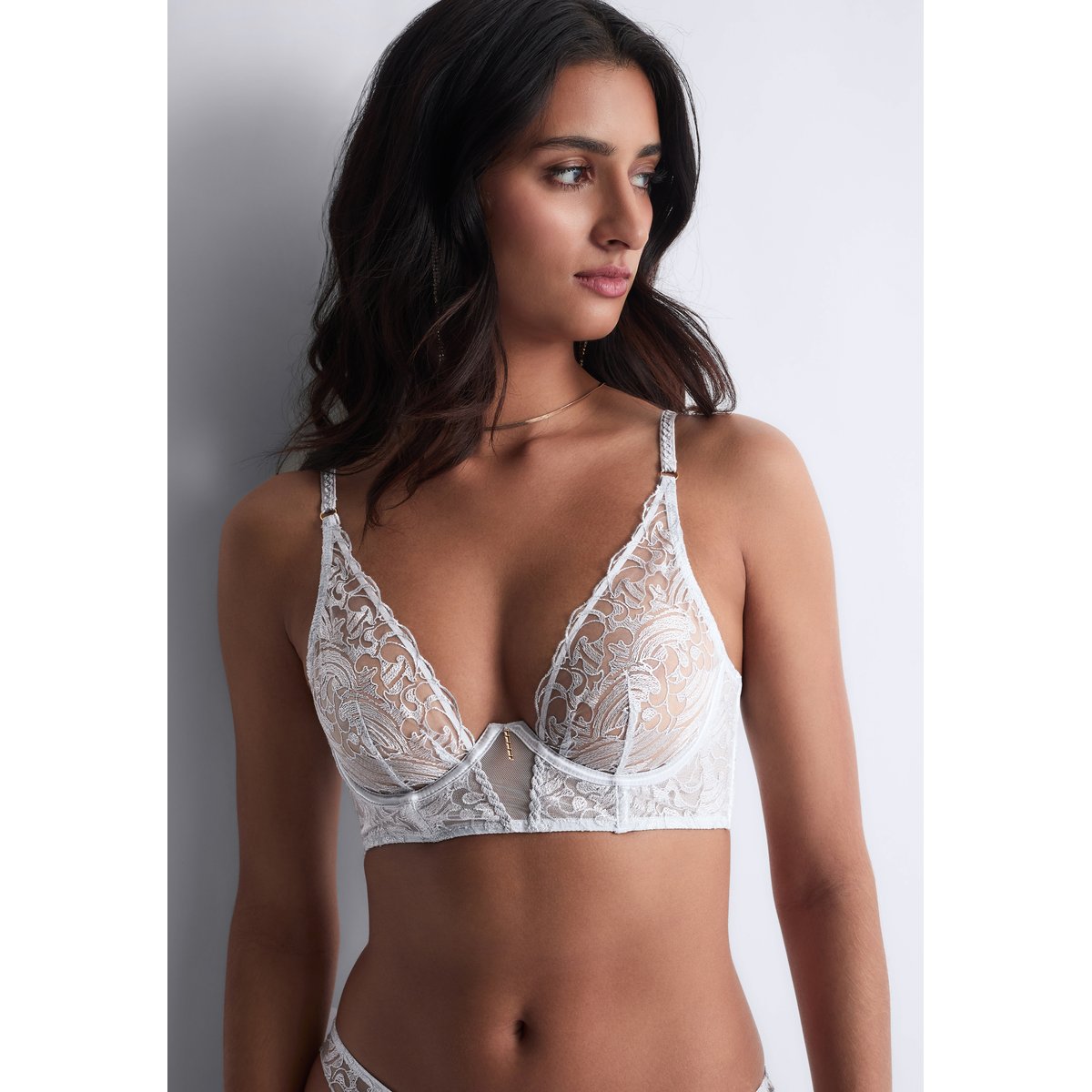 Bustier Satin Memories bleu, AUBADE