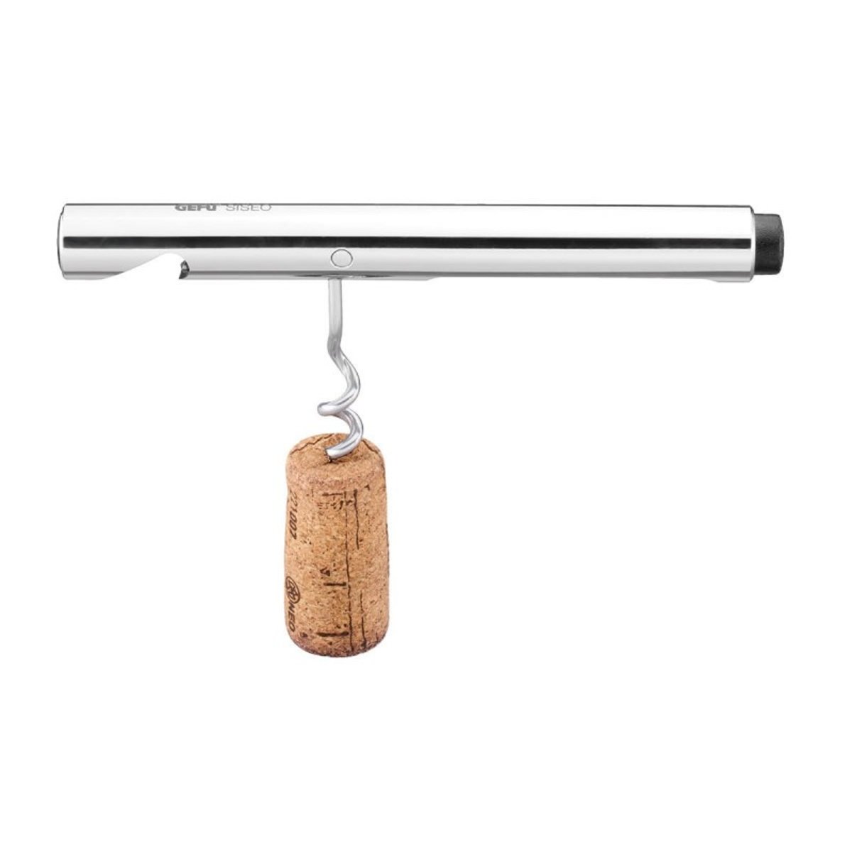 Tire-bouchon SISEO noir/argent, GEFU