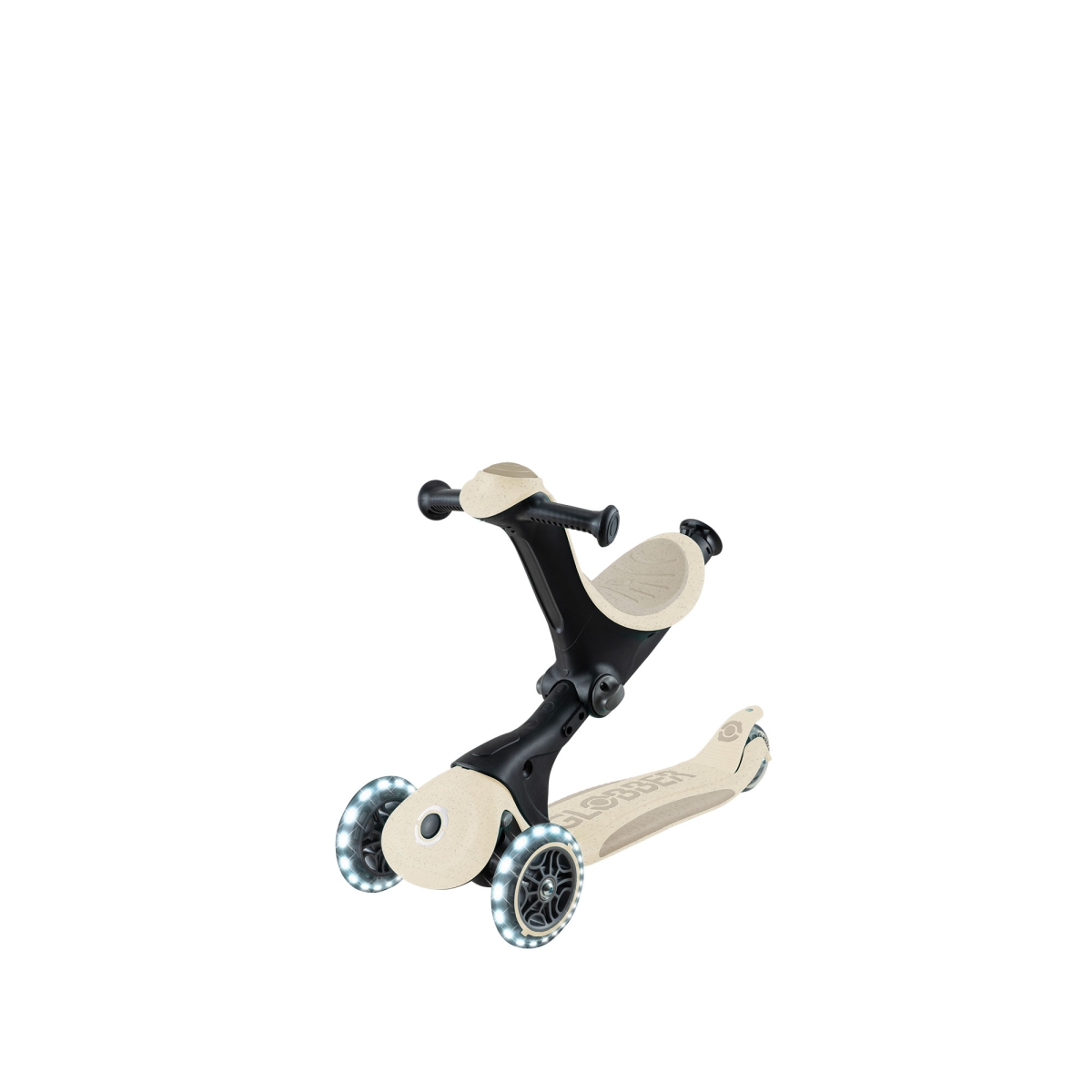 Trottinette évolutive GO-UP DELUXE LIGHTS ECO 360 taupe, GLOBBER