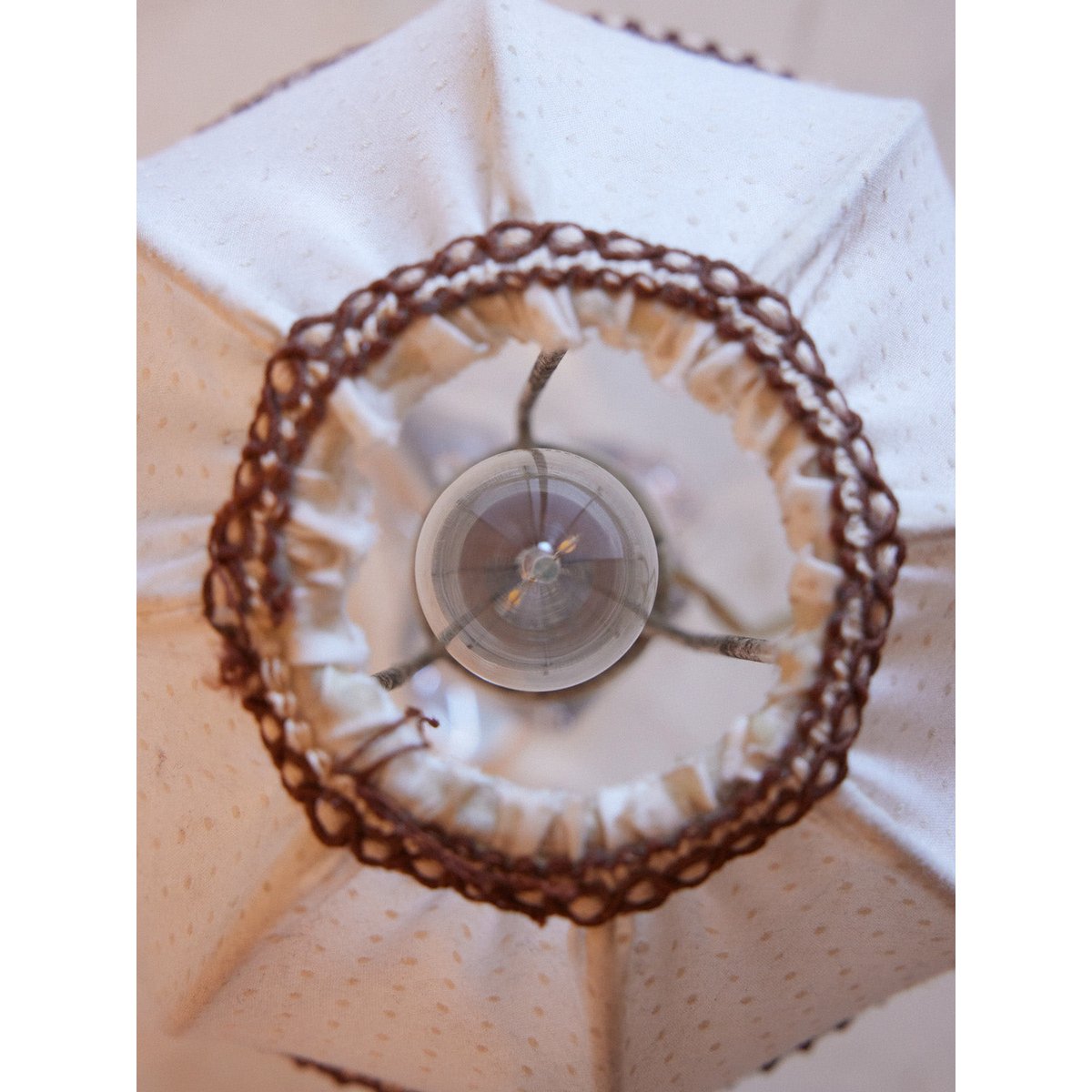 Petite lampe en cristal vintage  Julia N°1063 - Bon état transparent, DEBONGOUT