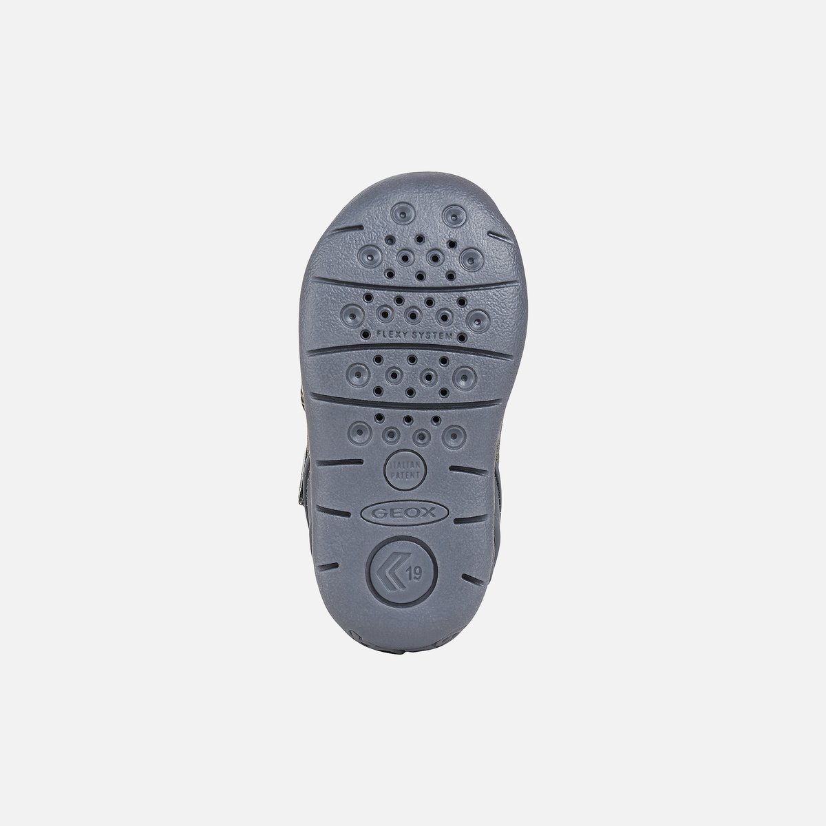 Baskets Premiers Pas  B Each gris foncé, GEOX