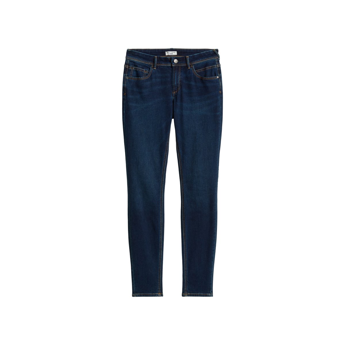 Jeans modèle Alva slim en coton biologique mélangé bleu, MARC O’POLO DENIM