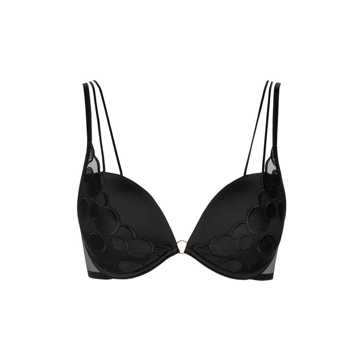 Soutien-gorge push-up Venus noir, LISCA