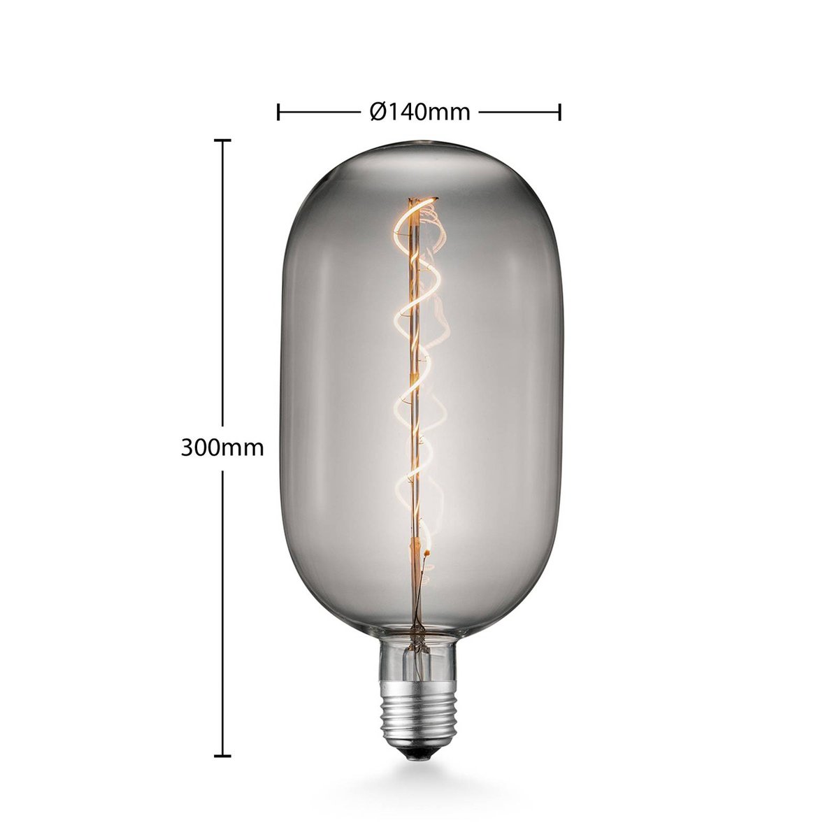 Ampoule E27 en verreLED, E27 T140 LED 4W couleur unique, LUCANDE
