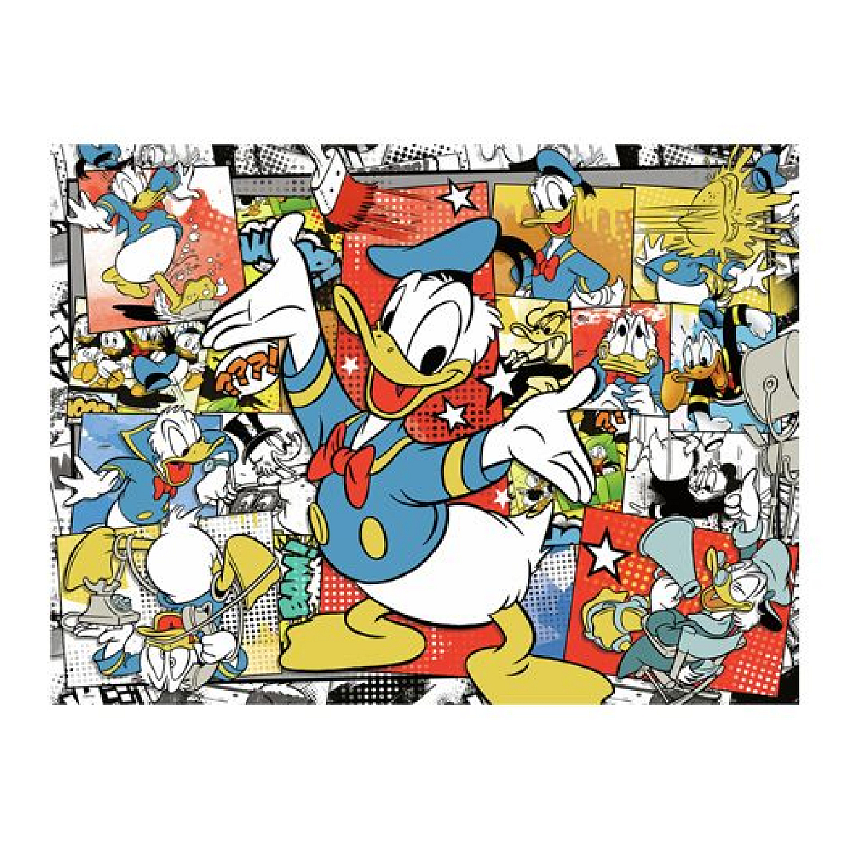 Donald Duck 90 ans - 1500 pieces jaune, RAVENSBURGER