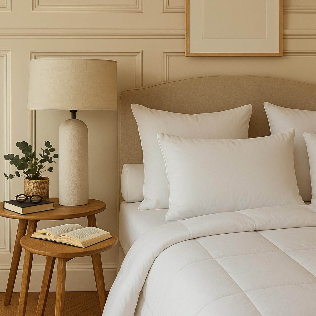 Oreiller Prestige - Moelleux blanc, DUNLOPILLO