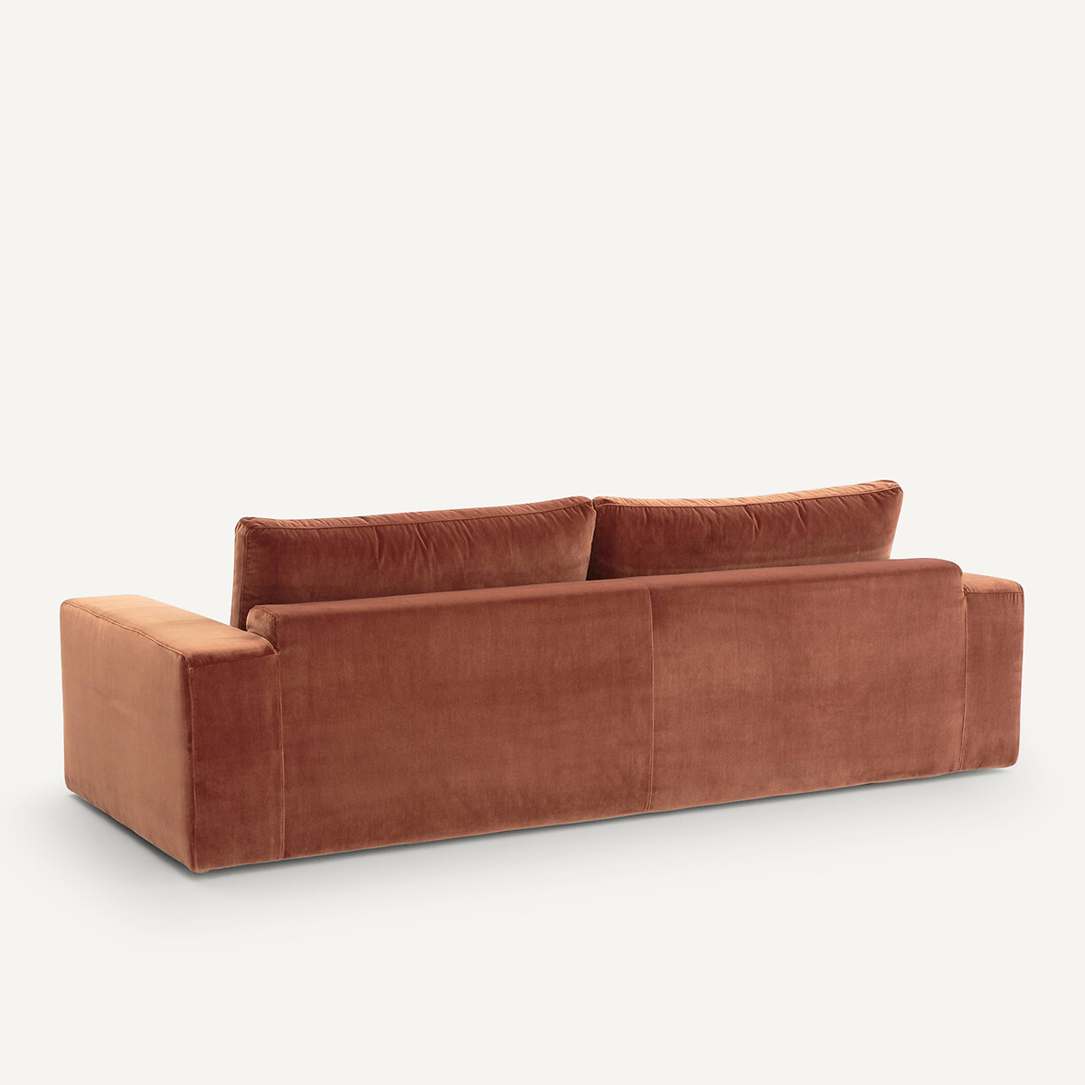 Sofa 3- of 4-zits, fluweel, Skander terracotta, AM.PM