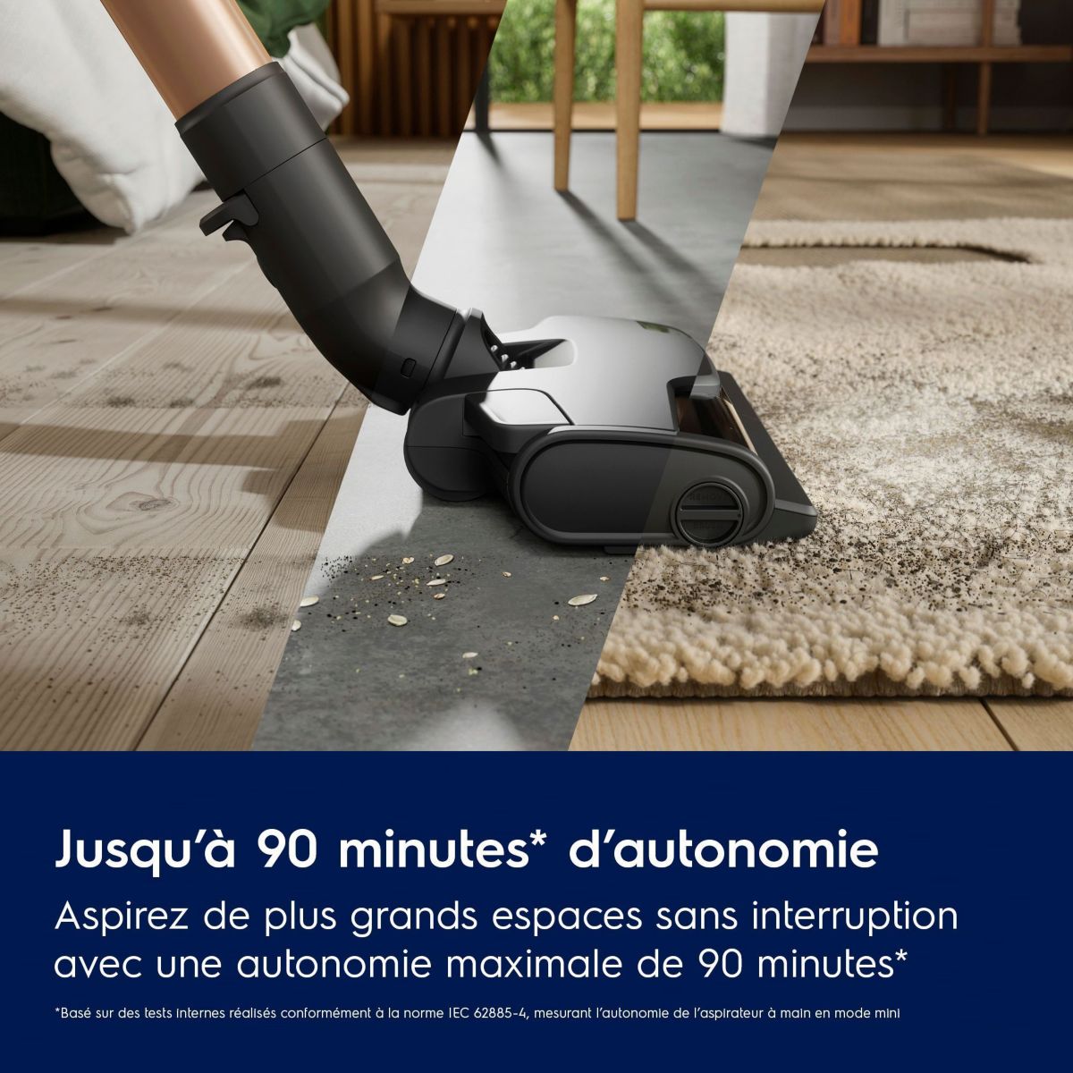 Aspirateur balai EP83UB25SH 800 couleur unique, ELECTROLUX