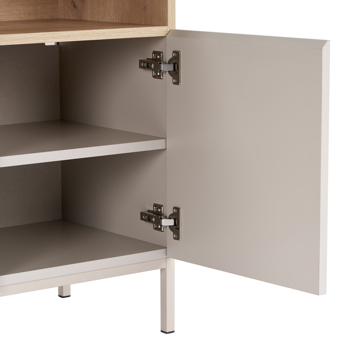 Petit buffet 2 portes 1 niche - OLIVER cashmere, CALICOSY