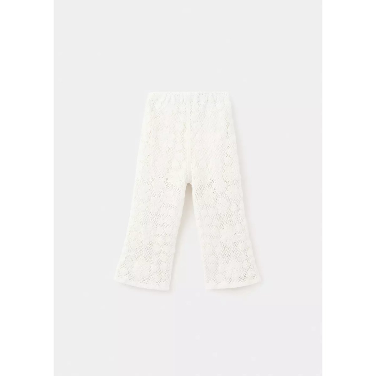 Pantalon droit crochet beige, MANGO BABY