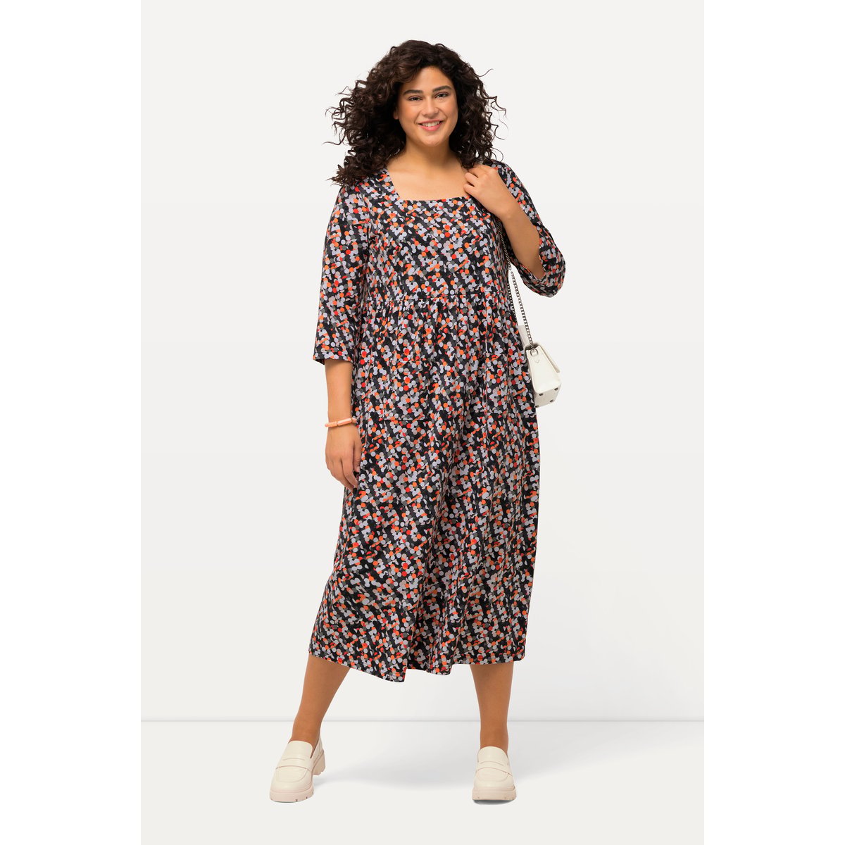 Robe en jersey noir, ULLA POPKEN